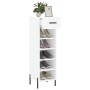 White engineered wood shoe rack 30x35x105 cm by vidaXL, Closets and storage - Ref: Foro24-829684, Price: 75,99 €, Discount: %