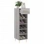 Sonoma gray engineered wood shoe rack 30x35x105 cm by vidaXL, Closets and storage - Ref: Foro24-829666, Price: 44,27 €, Disco...