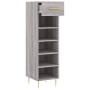 Sonoma gray engineered wood shoe rack 30x35x105 cm by vidaXL, Closets and storage - Ref: Foro24-829666, Price: 44,27 €, Disco...