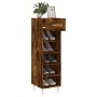 Smoked oak engineered wood shoe rack 30x35x105 cm by vidaXL, Closets and storage - Ref: Foro24-829665, Price: 53,76 €, Discou...