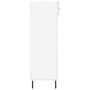 Glossy white plywood shoe cabinet 60x35x105 cm by vidaXL, Closets and storage - Ref: Foro24-829630, Price: 63,71 €, Discount: %