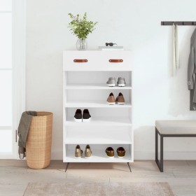 White engineered wood shoe rack 60x35x105 cm by vidaXL, Closets and storage - Ref: Foro24-829580, Price: 53,05 €, Discount: %