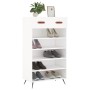 White engineered wood shoe rack 60x35x105 cm by vidaXL, Closets and storage - Ref: Foro24-829580, Price: 52,03 €, Discount: %