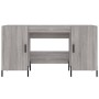 Escritorio madera de ingeniería gris Sonoma 140x50x75 cm de vidaXL, Escritorios - Ref: Foro24-829562, Precio: 124,99 €, Descu...