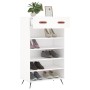 White engineered wood shoe rack 60x35x105 cm by vidaXL, Closets and storage - Ref: Foro24-829580, Price: 52,03 €, Discount: %