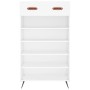 White engineered wood shoe rack 60x35x105 cm by vidaXL, Closets and storage - Ref: Foro24-829580, Price: 52,03 €, Discount: %