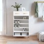 White engineered wood shoe rack 60x35x105 cm by vidaXL, Closets and storage - Ref: Foro24-829588, Price: 89,99 €, Discount: %