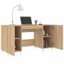 Escritorio madera de ingeniería roble Sonoma 140x50x75 cm de vidaXL, Escritorios - Ref: Foro24-829535, Precio: 118,76 €, Desc...