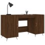 Brown oak engineered wood desk 140x50x75 cm by vidaXL, Desks - Ref: Foro24-829523, Price: 113,18 €, Discount: %