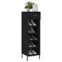 Black engineered wood shoe rack 30x35x105 cm by vidaXL, Closets and storage - Ref: Foro24-829685, Price: 47,36 €, Discount: %