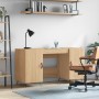 Sonoma oak engineered wood desk 140x50x75 cm by vidaXL, Desks - Ref: Foro24-829519, Price: 108,31 €, Discount: %