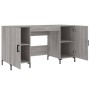 Escritorio madera de ingeniería gris Sonoma 140x50x75 cm de vidaXL, Escritorios - Ref: Foro24-829554, Precio: 119,94 €, Descu...