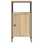 Mesitas noche 2 uds madera ingeniería roble Sonoma 41x31x80 cm de vidaXL, Mesitas de noche - Ref: Foro24-825926, Precio: 69,7...