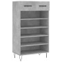 Engineered wood shoe rack in gray concrete, 60x35x105 cm. by vidaXL, Closets and storage - Ref: Foro24-829608, Price: 53,14 €...