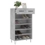 Engineered wood shoe rack in gray concrete, 60x35x105 cm. by vidaXL, Closets and storage - Ref: Foro24-829608, Price: 53,14 €...