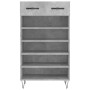 Engineered wood shoe rack in gray concrete, 60x35x105 cm. by vidaXL, Closets and storage - Ref: Foro24-829608, Price: 53,14 €...