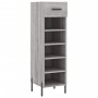 Sonoma gray engineered wood shoe rack 30x35x105 cm by vidaXL, Closets and storage - Ref: Foro24-829690, Price: 45,99 €, Disco...