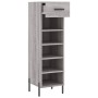 Sonoma gray engineered wood shoe rack 30x35x105 cm by vidaXL, Closets and storage - Ref: Foro24-829690, Price: 45,99 €, Disco...