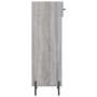 Sonoma gray engineered wood shoe rack 30x35x105 cm by vidaXL, Closets and storage - Ref: Foro24-829690, Price: 45,99 €, Disco...