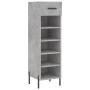 Engineered wood shoe rack in gray concrete, 30x35x105 cm. by vidaXL, Closets and storage - Ref: Foro24-829688, Price: 43,55 €...