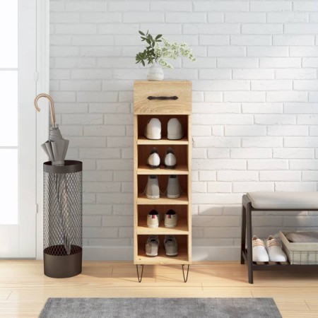 Sonoma oak engineered wood shoe rack 30x35x105 cm by vidaXL, Closets and storage - Ref: Foro24-829671, Price: 54,21 €, Discou...