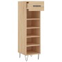 Sonoma oak engineered wood shoe rack 30x35x105 cm by vidaXL, Closets and storage - Ref: Foro24-829671, Price: 54,21 €, Discou...