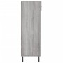 Engineered wood gray Sonoma shoerack 60x35x105 cm by vidaXL, Closets and storage - Ref: Foro24-829634, Price: 63,99 €, Discou...