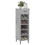 Concrete gray engineered wood shoe rack 30x35x105 cm by vidaXL, Closets and storage - Ref: Foro24-829696, Price: 41,97 €, Dis...