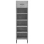 Concrete gray engineered wood shoe rack 30x35x105 cm by vidaXL, Closets and storage - Ref: Foro24-829696, Price: 41,97 €, Dis...