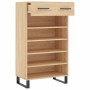 Zapatero madera de ingeniería roble Sonoma 60x35x105 cm de vidaXL, Armarios y almacenamiento - Ref: Foro24-829639, Precio: 79...