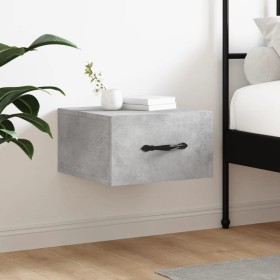 Concrete gray wall bedside table 35x35x20 cm by vidaXL, Lockers and storage cabinets - Ref: Foro24-829812, Price: 26,99 €, Di...