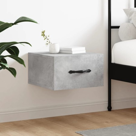 Concrete gray wall bedside table 35x35x20 cm by vidaXL, Lockers and storage cabinets - Ref: Foro24-829812, Price: 26,99 €, Di...