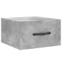 Concrete gray wall bedside table 35x35x20 cm by vidaXL, Lockers and storage cabinets - Ref: Foro24-829812, Price: 26,99 €, Di...