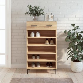 Engineered wood oak Sonoma shoerack 60x35x105 cm by vidaXL, Closets and storage - Ref: Foro24-829615, Price: 58,35 €, Discoun...