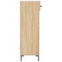 Zapatero madera de ingeniería roble Sonoma 60x35x105 cm de vidaXL, Armarios y almacenamiento - Ref: Foro24-829615, Precio: 58...