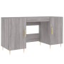 Escritorio madera de ingeniería gris Sonoma 140x50x75 cm de vidaXL, Escritorios - Ref: Foro24-829538, Precio: 112,49 €, Descu...