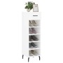 White engineered wood shoe rack 30x35x105 cm by vidaXL, Closets and storage - Ref: Foro24-829692, Price: 48,41 €, Discount: %