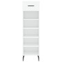 White engineered wood shoe rack 30x35x105 cm by vidaXL, Closets and storage - Ref: Foro24-829692, Price: 48,41 €, Discount: %