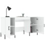 Plywood bright white desk 140x50x75 cm by vidaXL, Desks - Ref: Foro24-829558, Price: 133,45 €, Discount: %