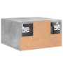 Concrete gray wall bedside table 35x35x20 cm by vidaXL, Lockers and storage cabinets - Ref: Foro24-829876, Price: 27,78 €, Di...