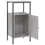 Bedside tables 2 units engineered wood gray Sonoma 41x31x80cm by vidaXL, Nightstands - Ref: Foro24-825930, Price: 75,06 €, Di...