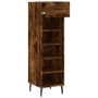 Engineered wood smoked oak shoemaker 30x35x105 cm by vidaXL, Closets and storage - Ref: Foro24-829697, Price: 41,97 €, Discou...