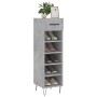 Concrete gray engineered wood shoe rack 30x35x105 cm by vidaXL, Closets and storage - Ref: Foro24-829672, Price: 39,88 €, Dis...