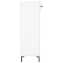 Glossy white plywood shoe cabinet 60x35x105 cm by vidaXL, Closets and storage - Ref: Foro24-829614, Price: 66,91 €, Discount: %