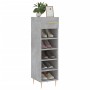 Concrete gray engineered wood shoe rack 30x35x105 cm by vidaXL, Closets and storage - Ref: Foro24-829664, Price: 43,08 €, Dis...