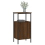 Bedside tables 2 units engineered wood brown oak 41x31x80 cm by vidaXL, Nightstands - Ref: Foro24-825932, Price: 71,27 €, Dis...