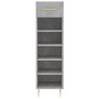 Concrete gray engineered wood shoe rack 30x35x105 cm by vidaXL, Closets and storage - Ref: Foro24-829664, Price: 43,08 €, Dis...