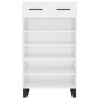 Glossy white plywood shoe cabinet 60x35x105 cm by vidaXL, Closets and storage - Ref: Foro24-829638, Price: 66,14 €, Discount: %