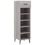 Sonoma gray engineered wood shoe rack 30x35x105 cm by vidaXL, Closets and storage - Ref: Foro24-829698, Price: 43,26 €, Disco...