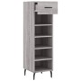 Sonoma gray engineered wood shoe rack 30x35x105 cm by vidaXL, Closets and storage - Ref: Foro24-829698, Price: 43,26 €, Disco...